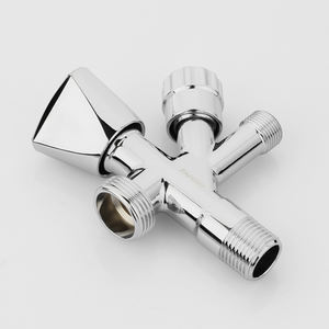 工場卸売 PPWブランド AP31156-00GA型 マニュアルクローム仕上げ真鍮製蛇口 衛生水道配管ボールアングルバルブ - Product Image 2