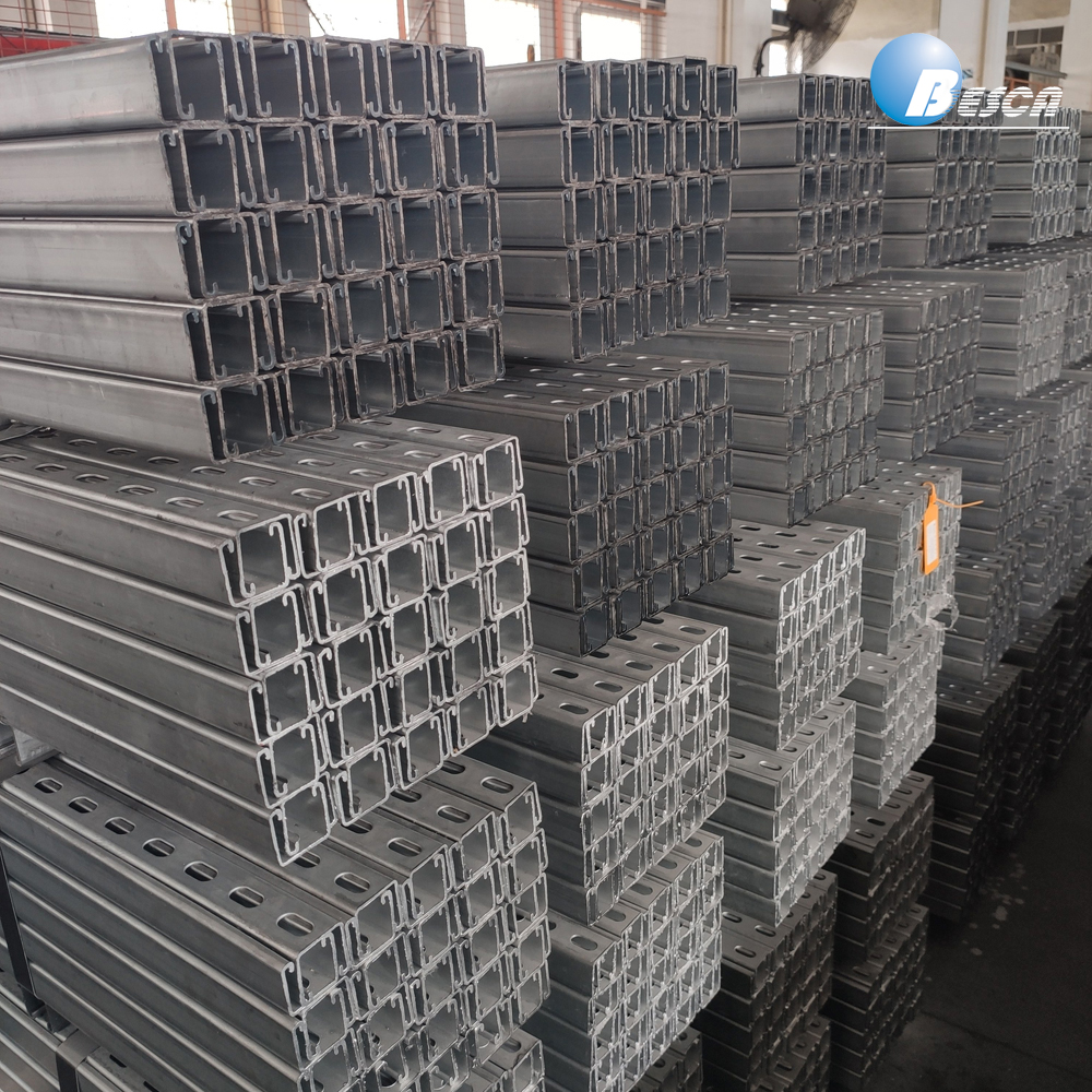 Steel Framing U Channel Unistrut Channel In Galvanized Steel