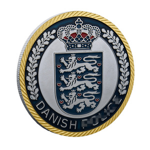 Pièce commémorative en métal rétro mystérieuse, motif heraldique <span class=keywords><strong>Aigle</strong></span> à double tête, pour décoration de table haute, du département d'Adjudication - Product Image 5