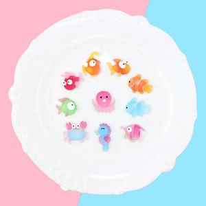 Cabujones de Resina de Animales Marinos de Dibujos Animados de Colores Surtidos, Rebanadas de Resina de Peces Dorados Simulados para Accesorios de Cabello o Teléfono para Niños - Product Image 6