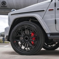 Jantes forgées DW compatibles avec Mercedes G63 G350 20 22 24 pouces 5x130 Concave Profond Noir Mat Décalage Personnalisé PCD Personnalisé Fabriqué sur Commande