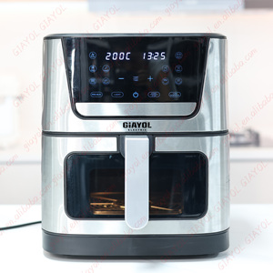 Tùy chỉnh điện không dính đa chức năng thép không gỉ Nồi chiên không khí màn hình cảm ứng chất lượng cao 12 cài sẵn các chương trình hộ gia đình - Product Image 3