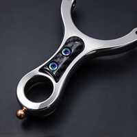 Slingshot en acier inoxydable de haute qualité Piaoyu avec bande élastique, modèle monocarbone laminé pour le tir en plein air