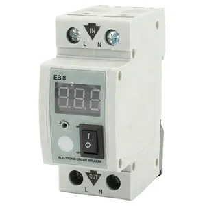 Ginri adjustable mcb electronic safety circuit breaker over under voltage protector for Iraq