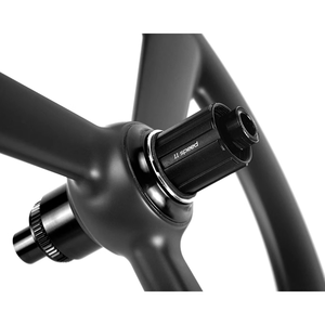 Ensemble de roues pliantes en Fiber de carbone à trois lames 406/451 frein à disque V-Brake 16/18/20 pouces retrait <span class=keywords><strong>rapide</strong></span> vélos de route Tubeless Ready - Product Image 5