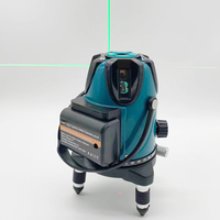 Niveau laser multi-lignes en gros, faisceau vert, outils de nivellement des carreaux, niveau laser automatique à 5 lignes