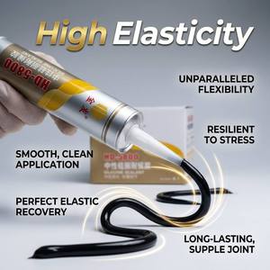 Scellant silicone pour <span class=keywords><strong>toiture</strong></span>, colle imperméable pour réparation des fissures, pour béton, tuiles, toitures métalliques, étanchéité extérieure, mastic résistant aux intempéries - Product Image 4