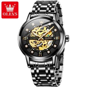 OLEVS 9901 Men Watch Sport Men Relogio Masculino Automatic Mechanical WristWatch Top Brand Steel Diamond Men Clock - Product Image 5