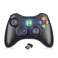 Manette de jeu sans fil 2,4 G avec vibration pour PC, Xbox 360, Steam, jeux d'action et de rôle, récepteur USB