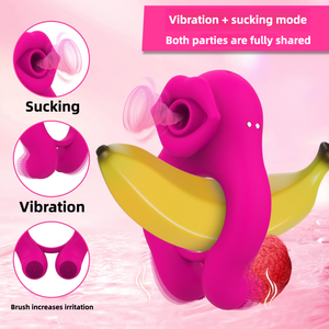 Produttore vendite dirette impermeabile silenzioso Design unico clitoride stimolazione di aspirazione vibratore di massaggio per le coppie che flirtano - Product Image 2