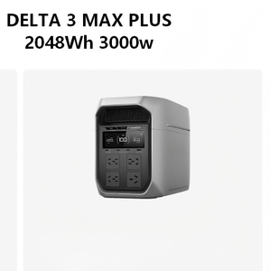 <span class=keywords><strong>Eco</strong></span> Flow DELTA 3 Max PLUS 3000W 2048Wh Stazione di Alimentazione Portatile con Batteria Esterna e Controller MPPT, Inverter a Onda Sinusoidale Pura - Product Image 1
