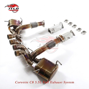 Système d'échappement complet en alliage de titane pour Corvette C8 Z06 5.5L V8 2023+, haut débit, tubes lisses, résistant à la chaleur - Product Image 3