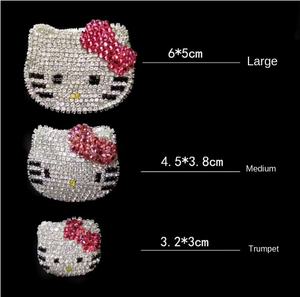 Bestseller Hello Kitty Kopfform Metall-Anhänger für Auto-Lüftungsauslass Duftspender Innenraum-Dekoration - Product Image 6