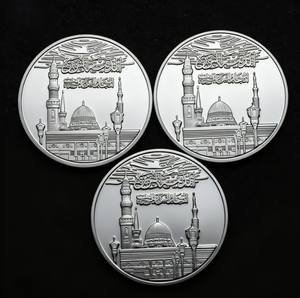 Moneda Conmemorativa de Metal 3D, Moneda Circular Metálica Fundida a Presión, Moneda Chapada en Oro Pulida, Emblema de los Emiratos Árabes Unidos, Moneda OEM - Product Image 3