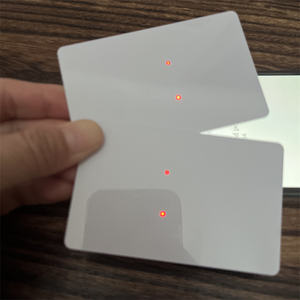 Cartes de visite NFC216 NFC RFID 13,56 MHz Contrôle d'accès Cartes PVC vierges imperméables Blanches - Product Image 3