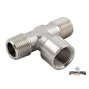 Aignep ชุดอุปกรณ์ตัวทีสแตนเลส316L 62420 1/8 "-1/2" (10ชิ้น) - Product Image 1