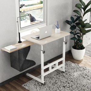 Mesa de Centro Plegable de Madera para Sala de Estar, Oficina o Estudio - Mesa Auxiliar Ajustable en Altura para Dormitorio de Estudiantes, Escritorios Modernos - Product Image 3