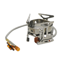 Réchaud à gaz pliable coupe-vent pour camping, allumage facile, fourni directement par le fabricant