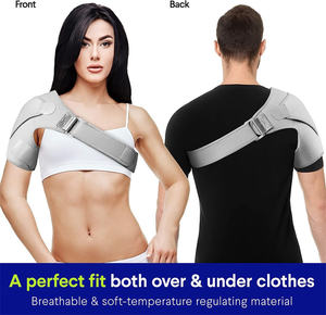 Soporte ajustable para manguito rotador, soporte para hombro, presión para prevenir tensiones y dislocación, aliviar el dolor, deportes de Fitness - Product Image 4