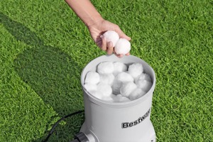 Bomba <span class=keywords><strong>de</strong></span> filtro <span class=keywords><strong>de</strong></span> <span class=keywords><strong>fibra</strong></span> ABS para piscina elevada Polysphere 58870, 5678 L con filtración celular - Product Image 3