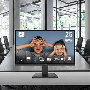 New MSI PRO MP253 24.5" IPS FHD 100Hz Business Monitor with Speaker HDMI DP VGA - Product Image 4