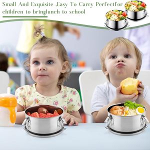 Mùi Bằng Chứng Kín Tươi Giữ Hộp Vòng Thép Không Gỉ Bento Hộp Ăn Trưa Với Khóa Thép Kẹp Cho Dã Ngoại Thức Ăn thừa - Product Image 5