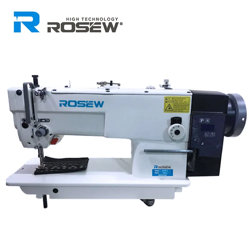 ROSEW GC-1580D-Y – machine à coudre industrielle motorisée à gros crochet zigzag, à entraînement Direct, avec lubrification à l'huile automatique