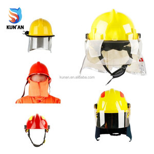 <span class=keywords><strong>Casque</strong></span> de sécurité pour pompiers américain, orange, en carbone, de marque Kunan, multifonctionnel. - Product Image 5