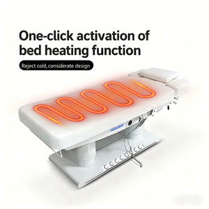 Table de Massage <span class=keywords><strong>Spa</strong></span> Chauffante de Luxe à Hauteur Réglable Lit de Massage Professionnel Inclinable Lit pour Cils pour Mobilier de Salon <span class=keywords><strong>SPA</strong></span> et MedSpa - Product Image 2