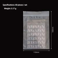 Yeux de poisson holographiques 3D à languettes de 6 mm, 60 pièces, yeux bioniques étanches et résistants aux UV pour la fabrication de mouches, de streamers, de leurres imitation poissons et de leurres DIY