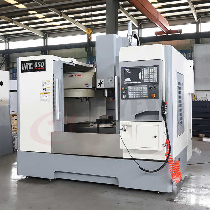 Single Spindle VMC 650 CNC Aluminium Milling Machine Center 3 Axis VMC ...
