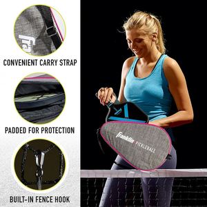 Muestra gratuita, venta al por mayor, bolsa de raqueta de bádminton para deportes al aire libre, bolsa de viaje multifuncional para raqueta de tenis, bolsa para pala de pickleball - Product Image 5