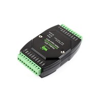 Module d'entrée PWM industriel 8 canaux, protocole Modbus RTU, interface RS485 isolée, prend en charge l'acquisition de la fréquence et du cycle de travail