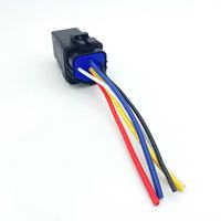 Relais automobile miniature 24V 40A 4 prises de relais intégrées étanches à 5 broches 12V Bases de relais à 5 broches scellées Caractéristique de protection