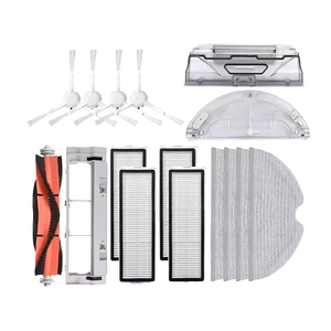 Pièces détachées pour aspirateur <span class=keywords><strong>robot</strong></span> <span class=keywords><strong>Xiaomi</strong></span> 1C STYTJ01ZHM 1T <span class=keywords><strong>Mi</strong></span> et Dreame <span class=keywords><strong>F9</strong></span> : Filtre HEPA, brosse principale, brosse latérale, chiffon de nettoyage - Product Image 1