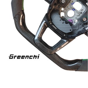 Volante de Fibra de Carbono para <span class=keywords><strong>Audi</strong></span> <span class=keywords><strong>A3</strong></span> 8P, <span class=keywords><strong>Audi</strong></span> A4 B7, <span class=keywords><strong>Audi</strong></span> A6 C6, A5, A7 B9 2015 2016 2017 2018 2019 2020 2021 2022 <span class=keywords><strong>2023</strong></span> 2024 2025 - Product Image 5