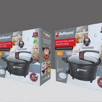 Casserole électrique géante Hoffmans 8L 32CM pour réunions de famille et fêtes, haute qualité, en promotion