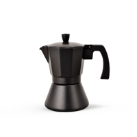 Cafetière à expresso portable de style européen avec logo personnalisé, 6 tasses, 300 ml, en aluminium, cafetières manuelles, Moka Pot