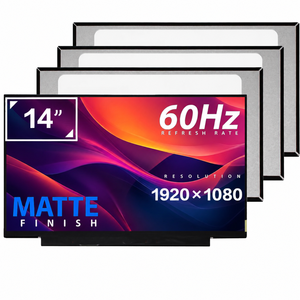 จอคอมพิวเตอร์แบบบาง ขนาด 14 นิ้ว ความละเอียด 1920x1080 Full HD 60Hz EDP 30 พิน ไม่ใช่ระบบสัมผัส รุ่น B140HAN04.1 B140HAN04.0 อะไหล่แท้ - Product Image 1