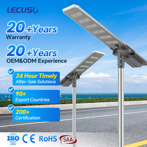 30W 50W 60W 80W IP66 <b>LED</b> Solar Street <b>Light</b> for Residential Community Park Campus Lighting Solution - Product Image 1