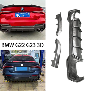 ดิฟฟิวเซอร์หลังคาร์บอนไฟเบอร์ทรง 3 มิติ สำหรับรถยนต์ BMW ซีรีส์ 4 รุ่น G22 Coupe/G23 Convertible ปี 2020-2025 - Product Image 2