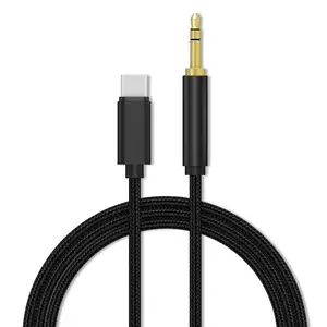 Audio Cable Type C to 3.5mm Jack Male to Male 3.5 for Huawei xiaomi Samsung Android Mobile Phone Speaker Headphone Car Aux Cable