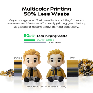 Imprimante 3D Creality SPARKX I7 Combo 2026 NOUVEAU, volume d'impression 260*260*255mm, nivellement automatique, recharge en cours d'impression, remplissage automatique, impression multicolore - Product Image 3