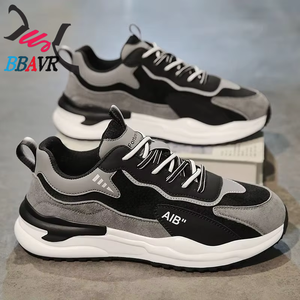 Zapatos Deportivos para Hombre, Estilo Skateboarding, Running y Caminata, Ligeros con Forro de Malla, Color Negro - Product Image 1