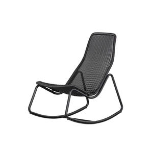 Chaise en osier pour balcon d'hôtel Mobilier d'extérieur imperméable Grande chaise de patio en rotin Chaise de jardin à bascule - Product Image 6