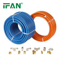 IFAN PEX Al PEX Raccords Tuyau 16-32mm Tous les types Couplage Coude Té Laiton PEX Presse Raccord