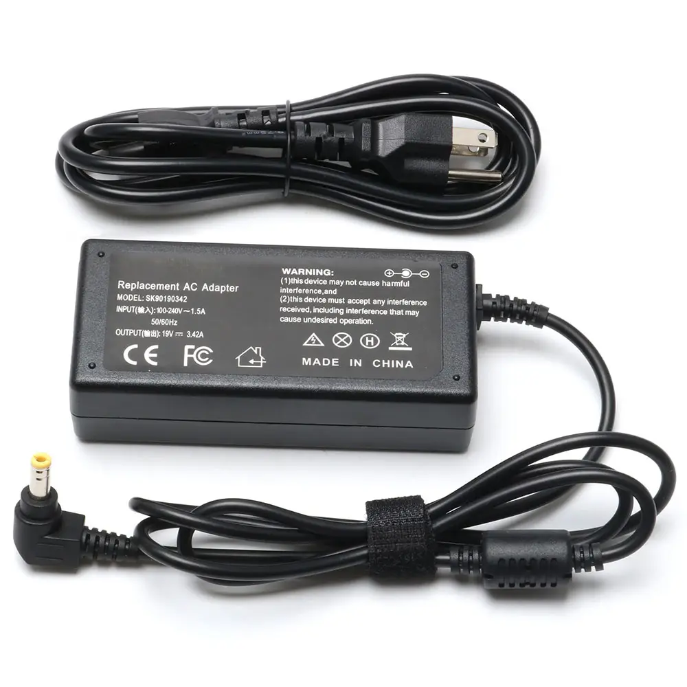 Oem 65W 19V 3.42A 5.5*2.5 220-240V Laptop Ac Adapter 65W Charger For Lenovo Toshiba Asus