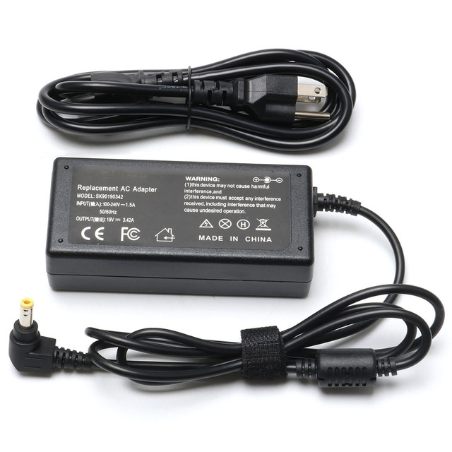 65W 19V 3.42A 5.5*2.5mm AC Charger Fit for Asus VivoBook ZenBook Chromebook Asus EeeBook Laptop Power Adapter Cord