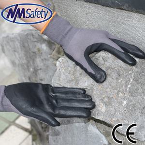 NMsafety 15 Gauge Custom Hardware Guantes Fábrica Espuma Nitrilo Guantes Pantalla táctil Guantes de hormigón - Product Image 5