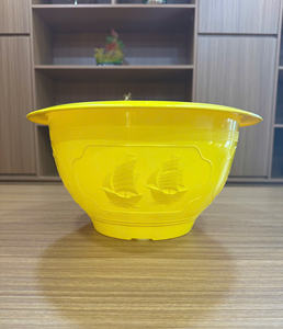 Maceta Redonda de Plástico de Alta Calidad con Sistema de Drenaje, Ligera, Extra Grande, para Plantas y Flores de Jardín - Product Image 4